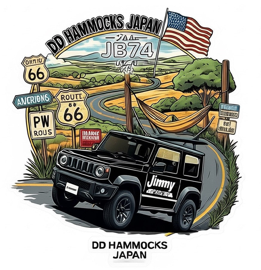 DD Japan Sticker - Jimny & Country Style(ジムニー&カントリー風 ステッカー)