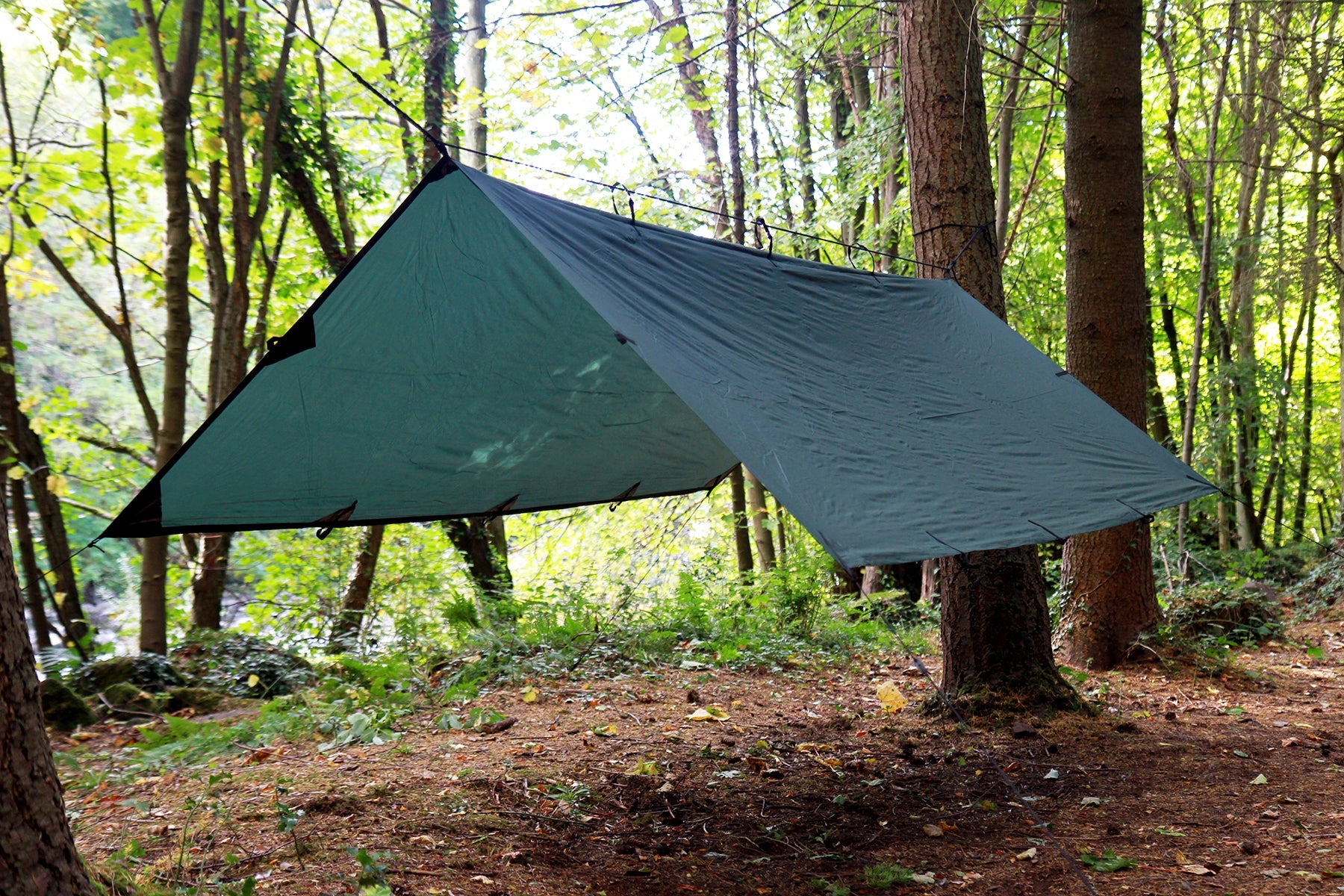 タープ 5x5・オリーブグリーン | DD Hammocks JAPAN