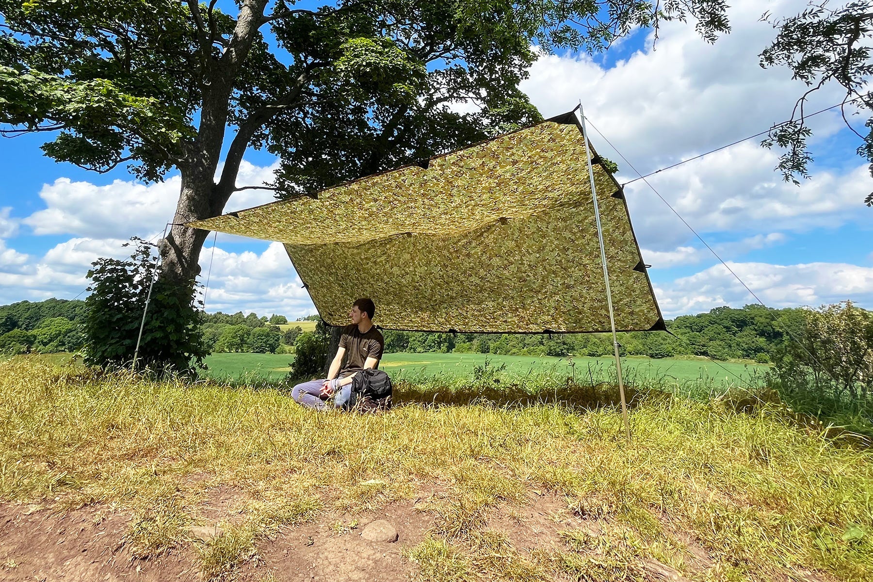 タープ 3x3・マルチカム | DD Hammocks JAPAN