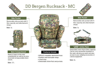 DD Bergen Rucksack - MC