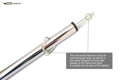 DD Tarp Pole - 1.8m (x2)