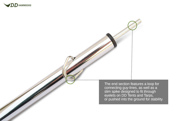 DD Tarp Pole - 2.2m (x2)